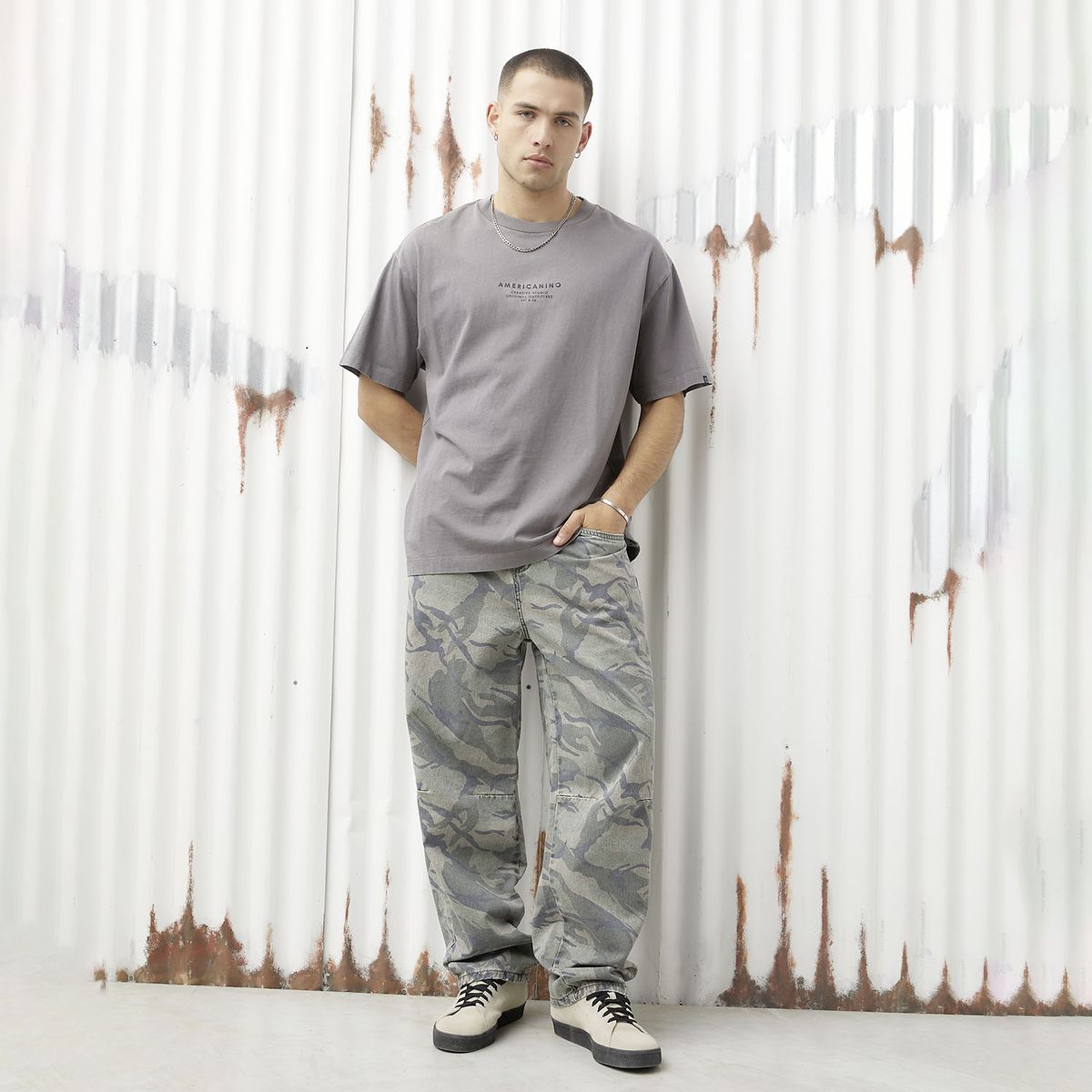 AMERICANINO - Jeans Baggy Hombre Americanino