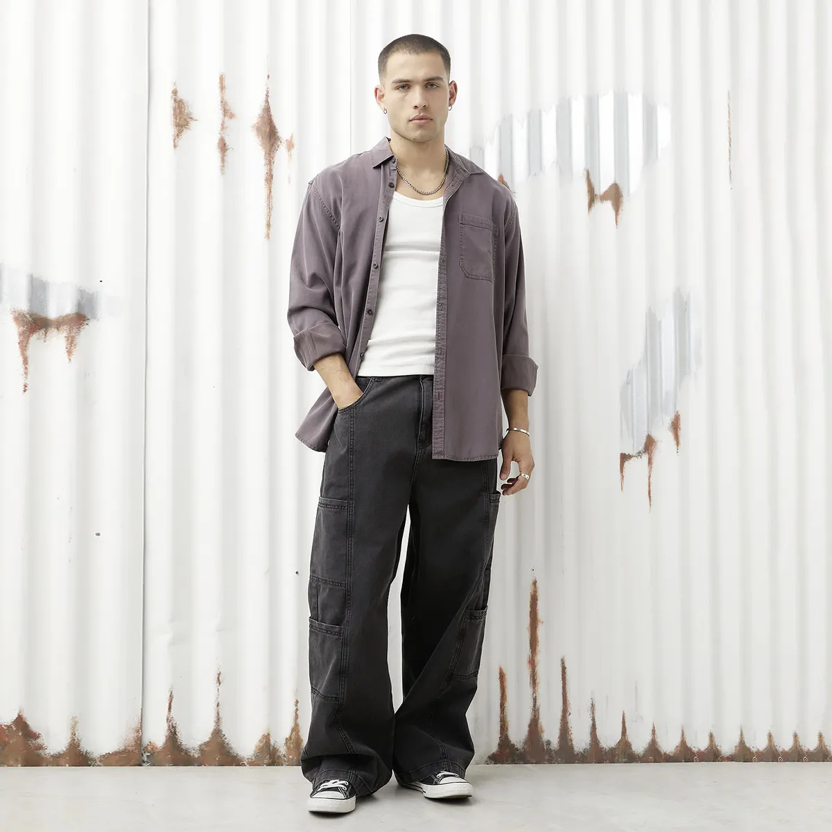 AMERICANINO - Jeans Baggy Hombre Americanino