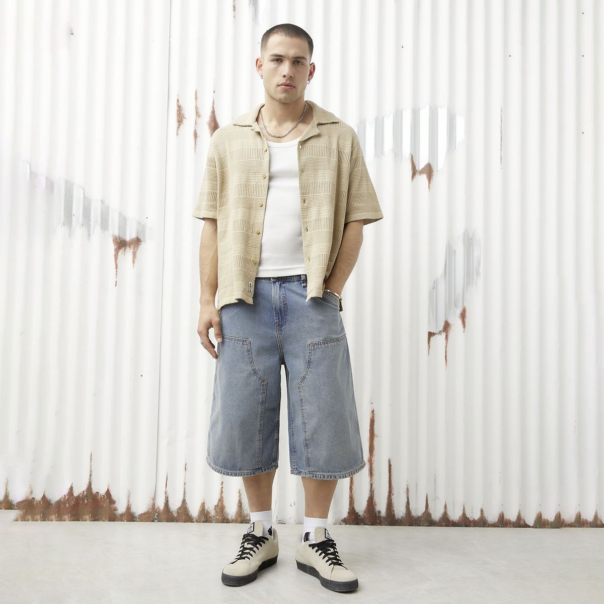 AMERICANINO - Bermuda Fit Carpintero Hombre Americanino