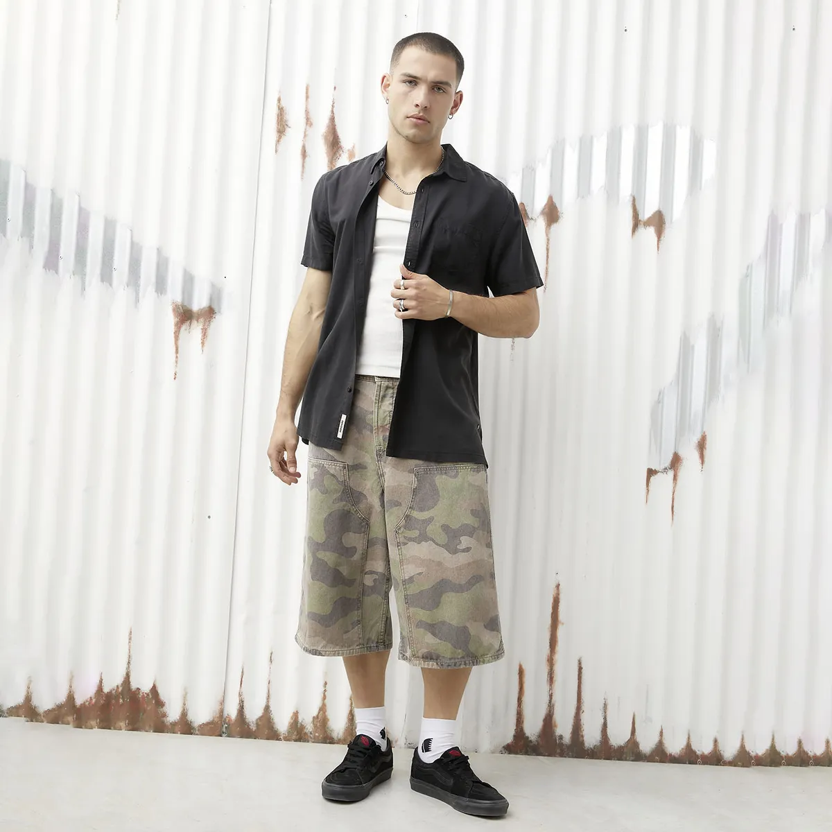 AMERICANINO - Bermuda Fit Carpintero Hombre Americanino