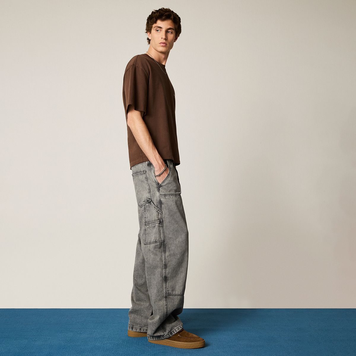 AMERICANINO - Jeans Baggy Carpintero Hombre Americanino