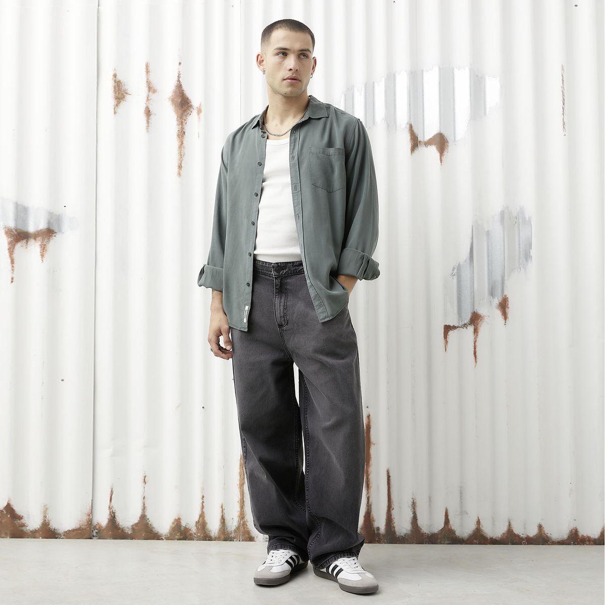 AMERICANINO - Jeans Baggy Hombre Americanino