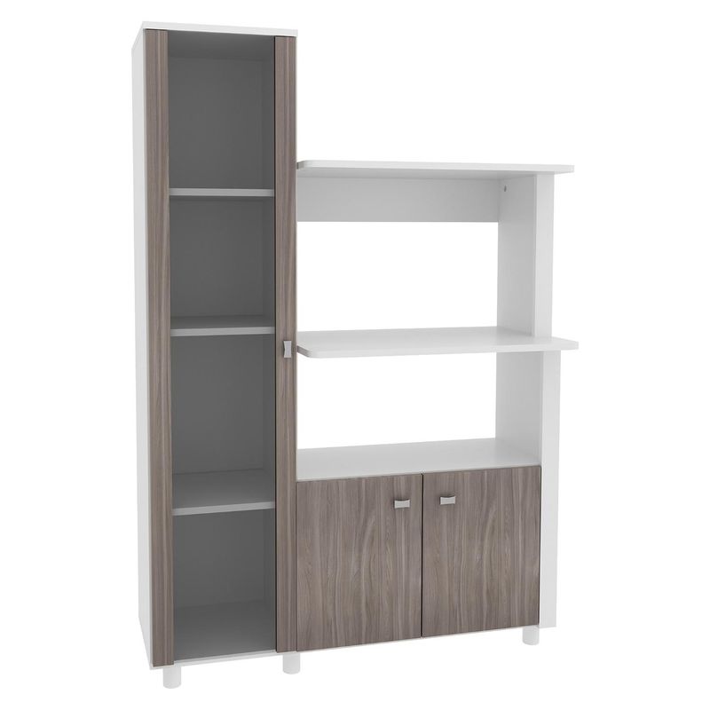 TECNOMOBILI - Mueble De Cocina 2 Puertas Blanco Carvallo Tecnomobili