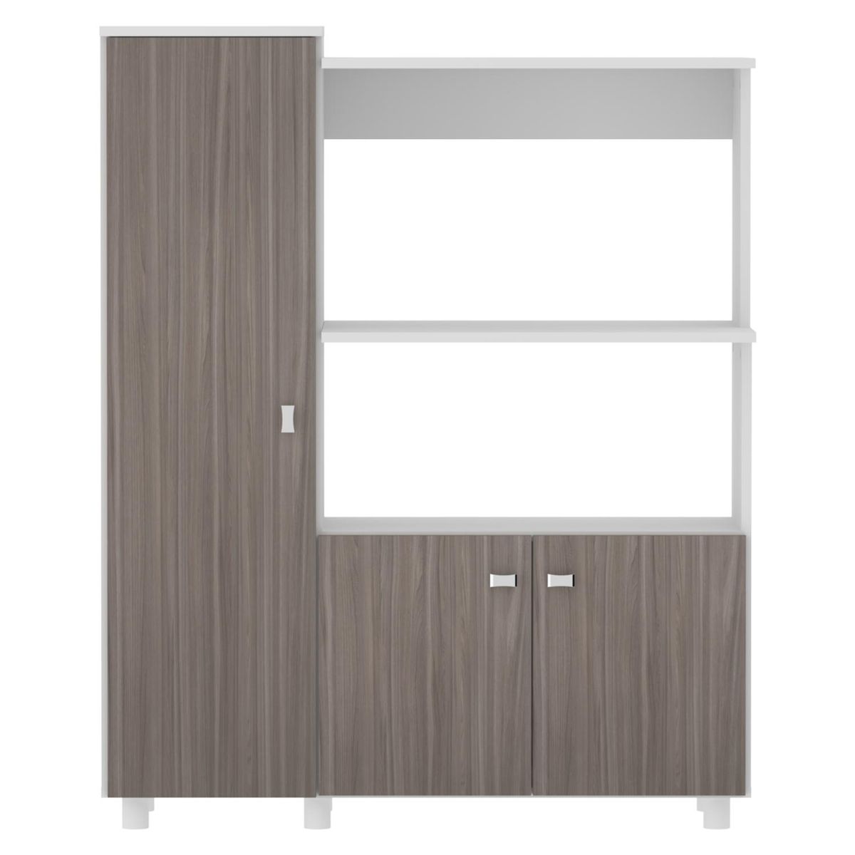 TECNOMOBILI - Mueble De Cocina 3 Puertas Blanco Carvallo Tecnomobili