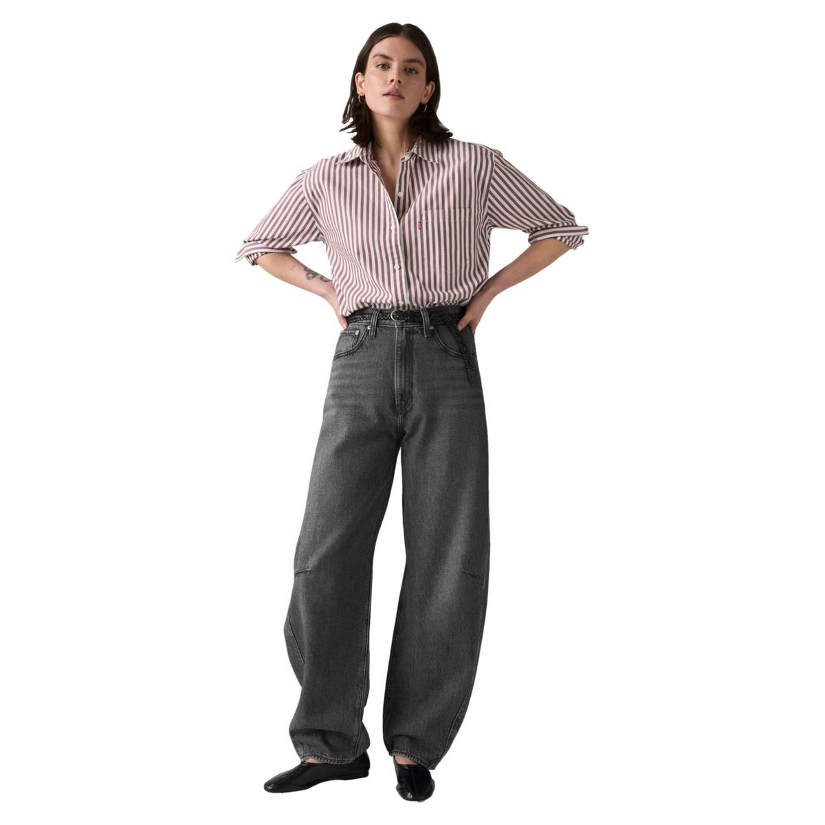 LEVIS - Jeans Baggy Tiro Alto  Mujer Levis