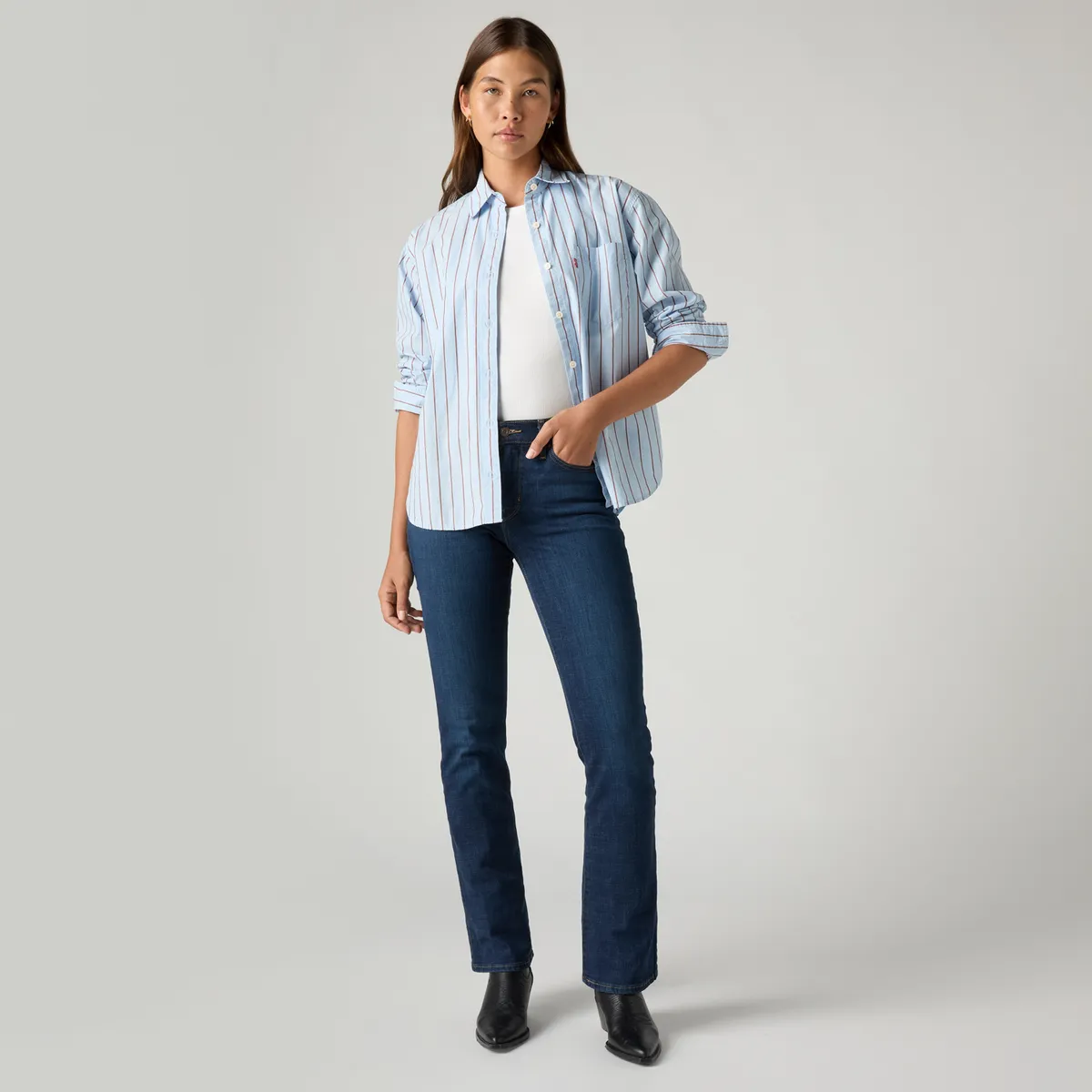 LEVIS - Jeans Mujer 315 Shaping Flare Azul Oscuro Levis