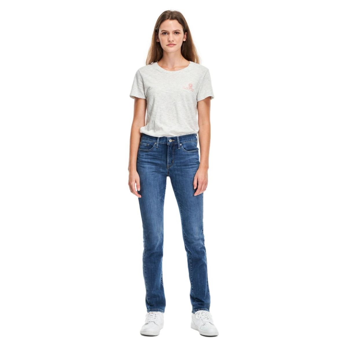 LEVIS - Jeans Slim Fit Tiro Medio Mujer Levis
