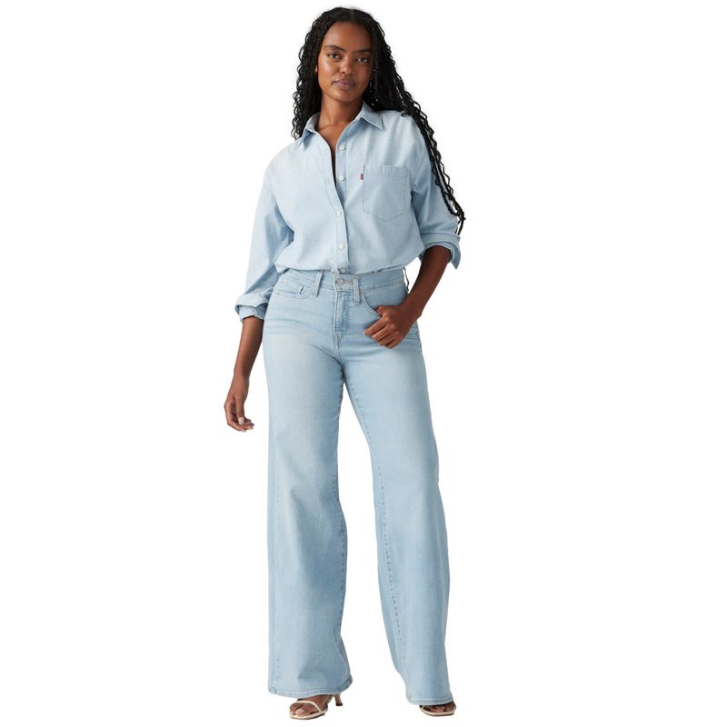 LEVIS - Jeans Wide Leg Tiro Medio Mujer Levis