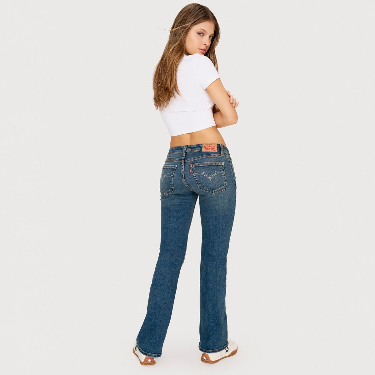 LEVIS - Jeans Boot Cut Tiro Bajo Mujer Levis