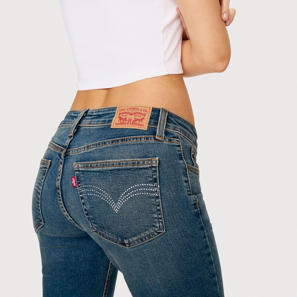 LEVIS - Jeans Boot Cut Tiro Bajo Mujer Levis