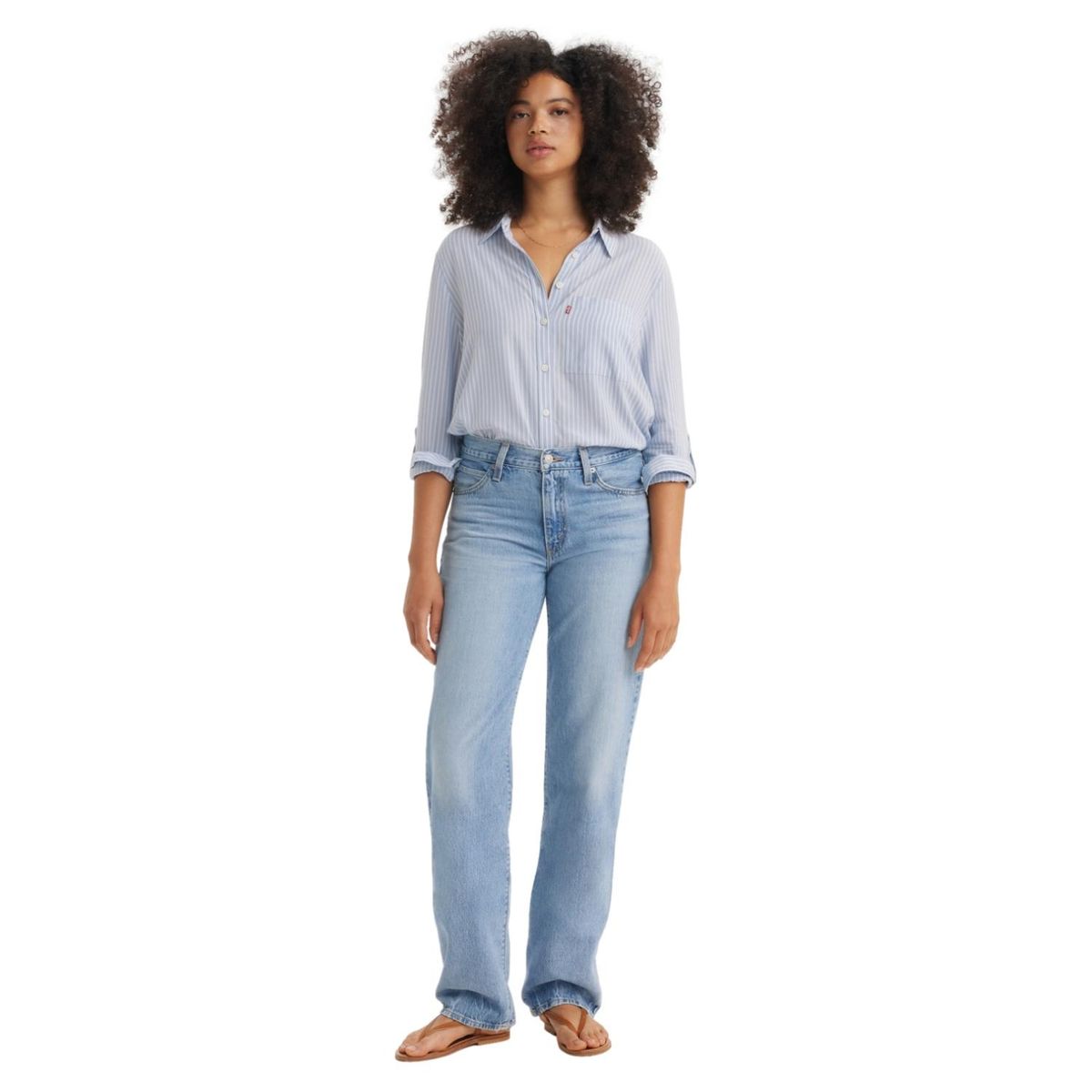 LEVIS - Jeans Mujer 94 Straight Celeste Levis
