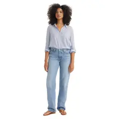 LEVIS - Jeans Mujer 94 Straight Celeste