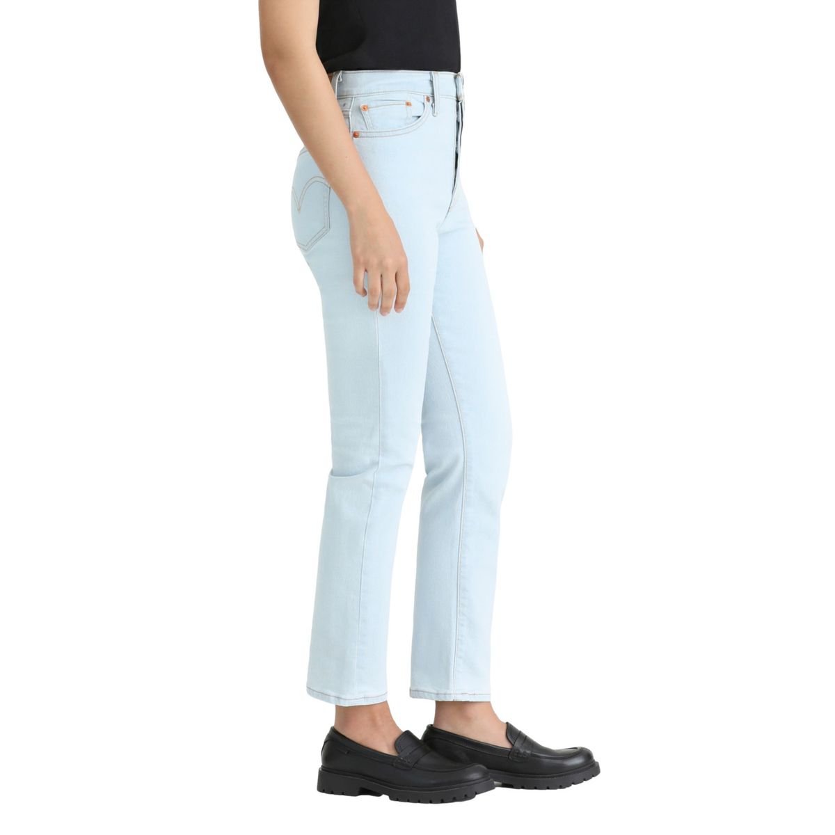 LEVIS - Jeans Straight Tiro Alto  Mujer Levis
