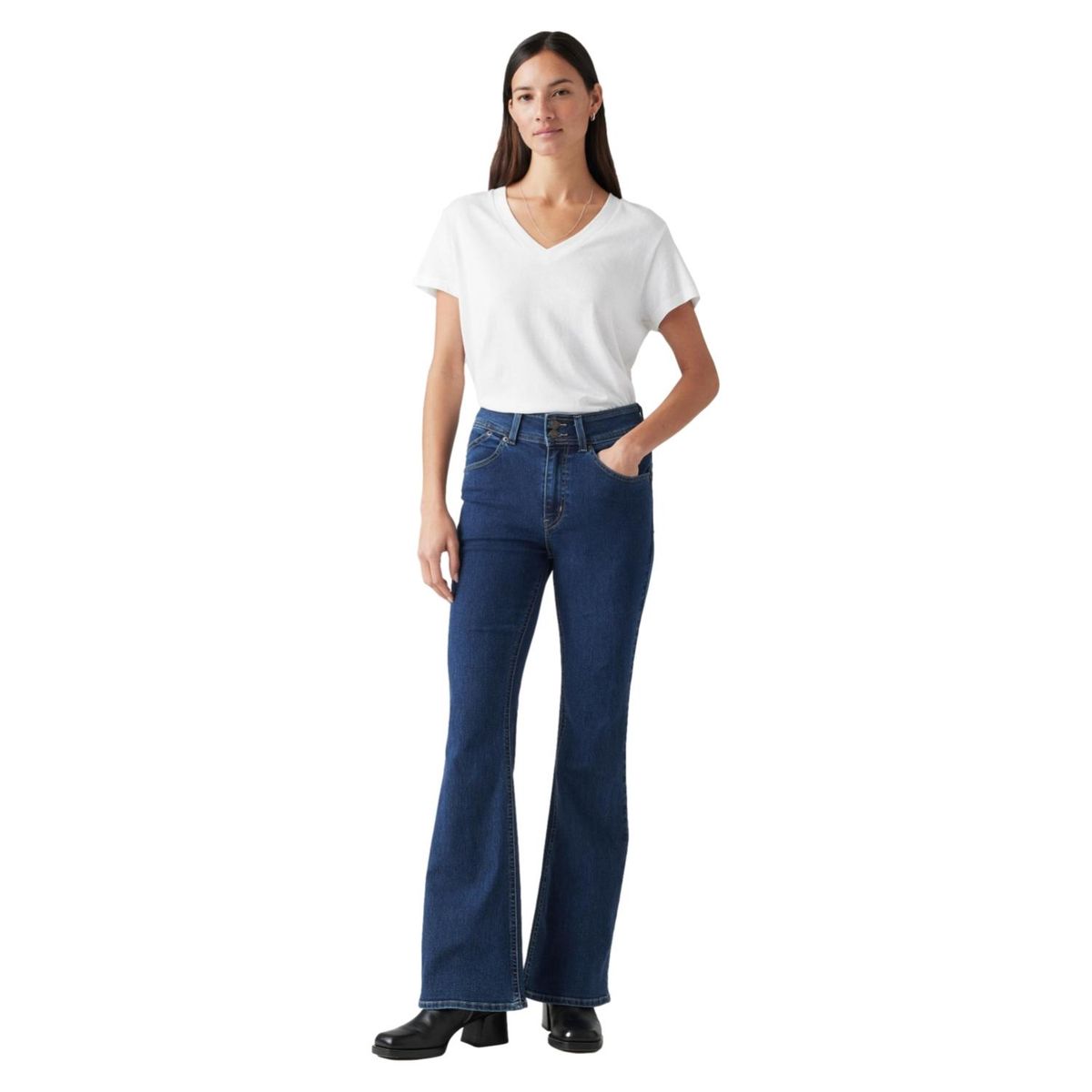 LEVIS - Jeans Boot Cut Tiro Alto  Mujer Levis