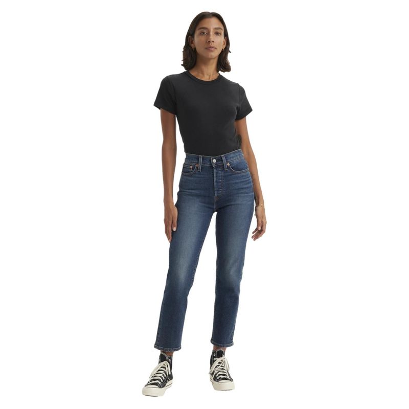 LEVIS - Jeans Straight Tiro Alto  Mujer Levis