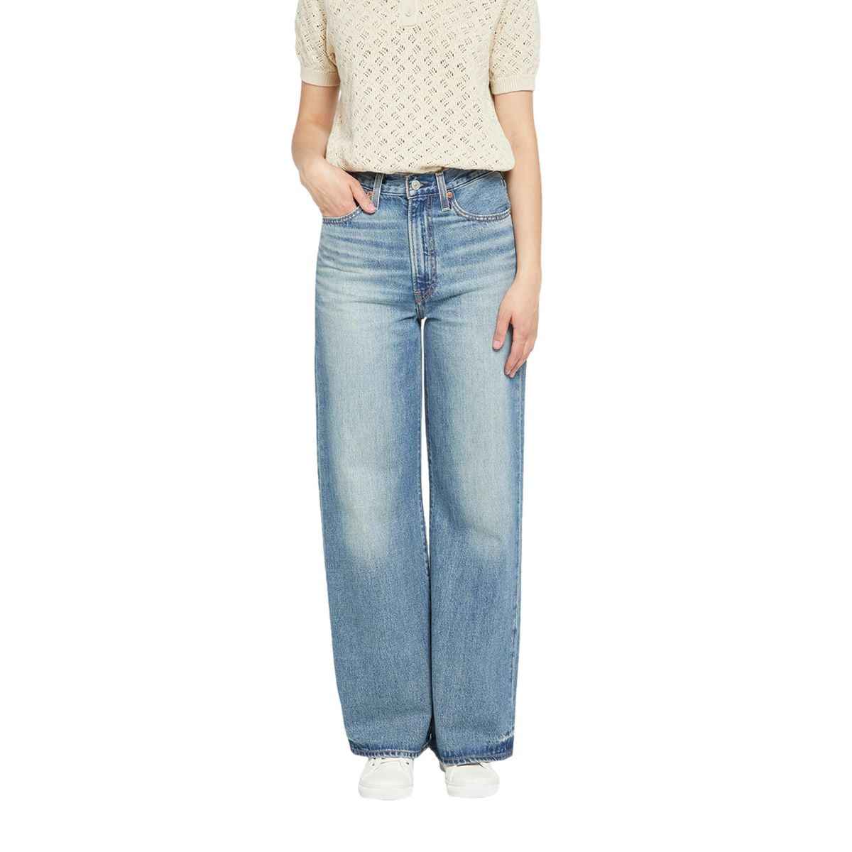 LEVIS - Jeans Wide Leg Tiro Súper Alto Mujer Levis