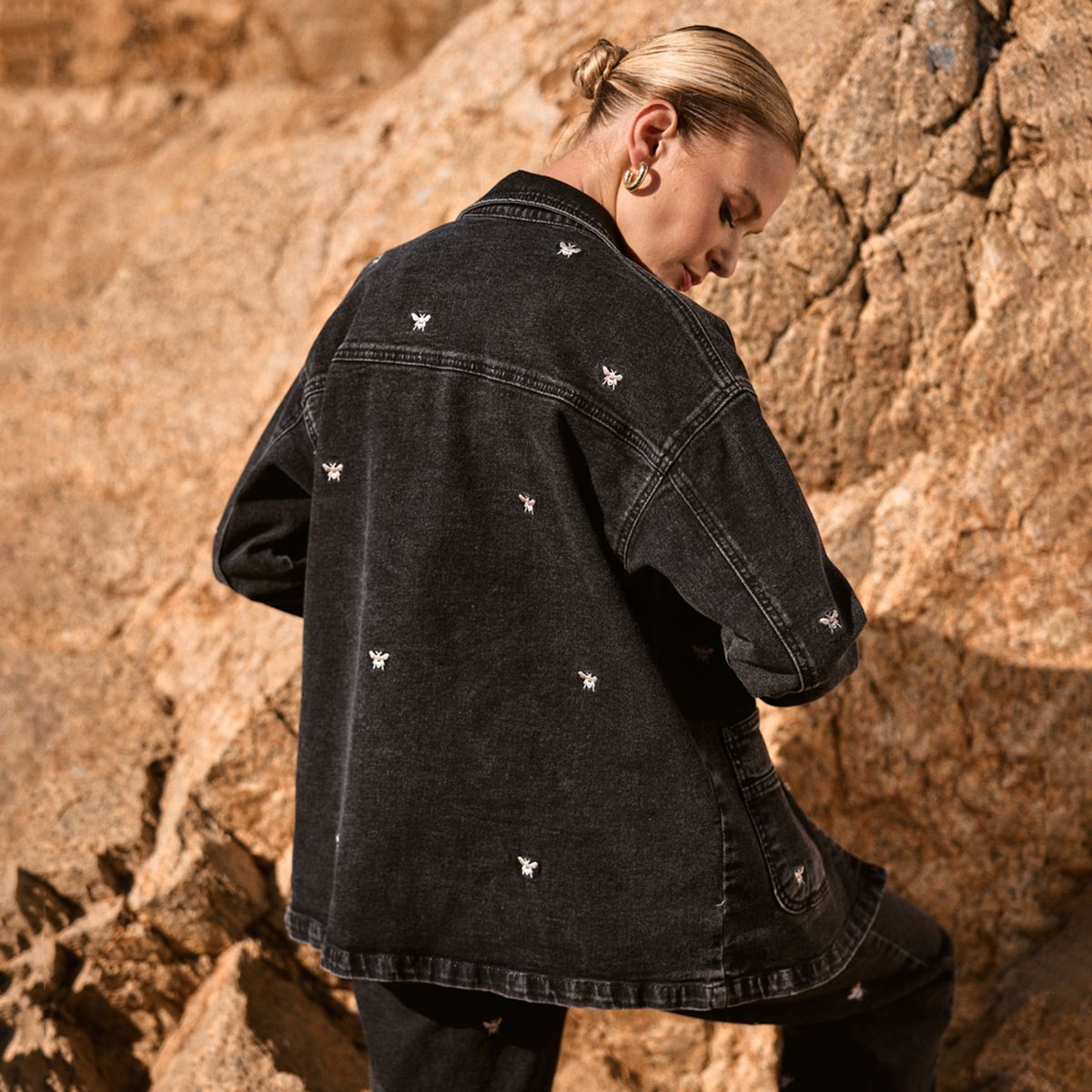 MUTH - Chaqueta Louisa Bordada Mujer Muth