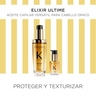 Imagen 2 del producto Cofre Hidratante Aceite 75Ml + Aceite 30Ml Para Cabello Sin Brillo Elixir Ultime Kérastase