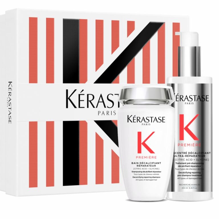 Cofre Reparador Descalcificante Shampoo 250ml + Pretratamiento 250ml Para Cabello Dañado Première Kérastase
