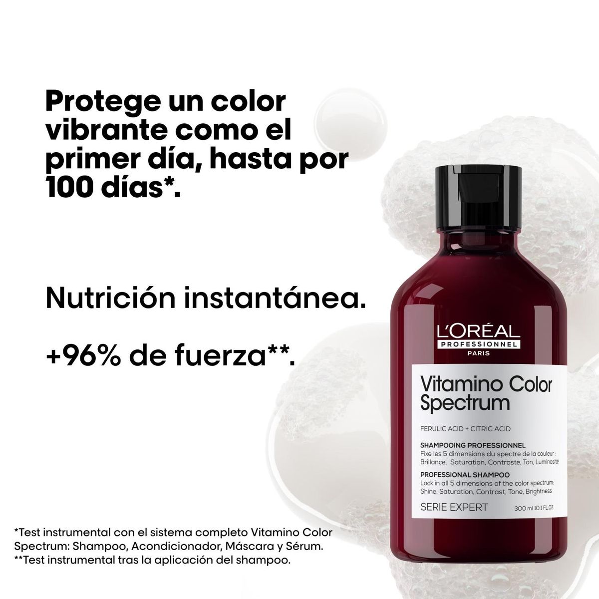 LOREAL PROFESSIONNEL - Set Profesional Cuidado Del Color Profundo Shampoo 500Ml + Máscara 250Ml Vitamino Color Spectrum