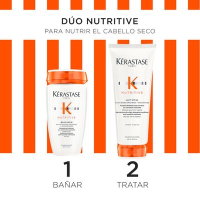 Imagen 2 del producto Cofre Nutritivo Shampoo 250Ml + Acondicionador 200Ml Para Cabello Seco Nutritive Kérastase