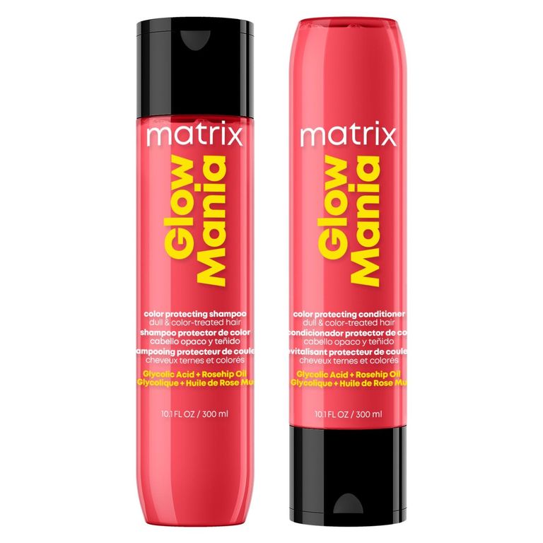 Set Brillo Cabello Radiante Shampoo 300Ml + Acondicionador 300Ml Glow Mania