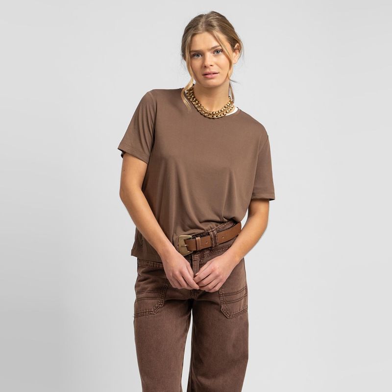 LOLITA POCKET - Polera Manga Corta Mujer Lolita Pocket