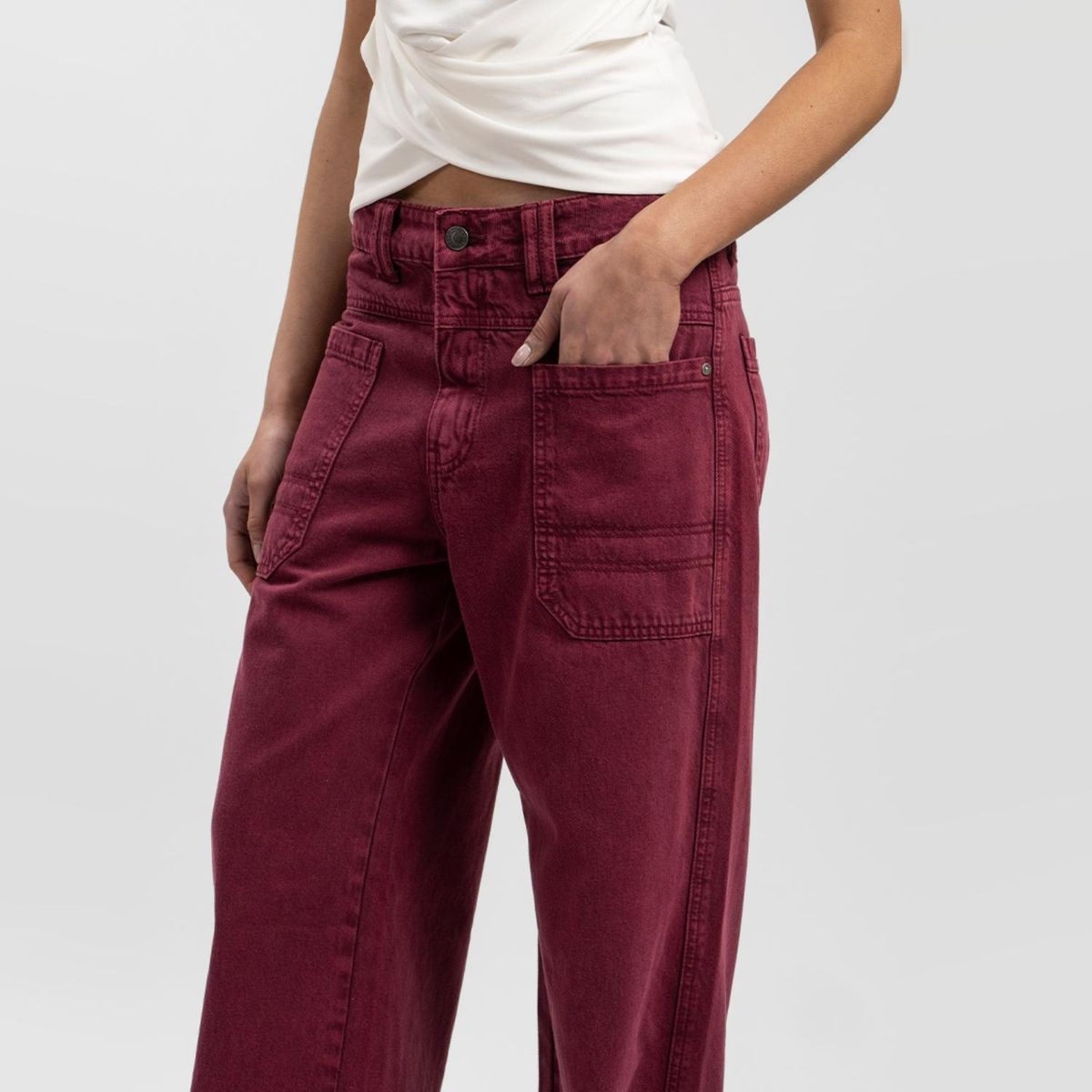 LOLITA LPK - Jeans Wide Leg Tiro Medio Mujer Lolita Lpk