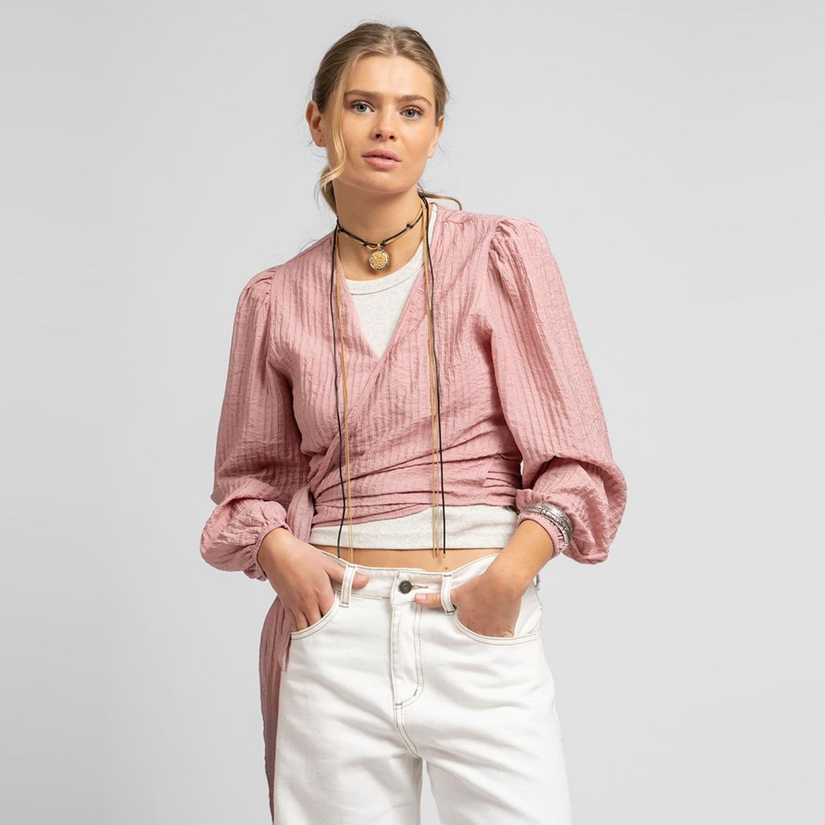 LOLITA POCKET - Blusa Manga Larga Mujer Lolita Pocket