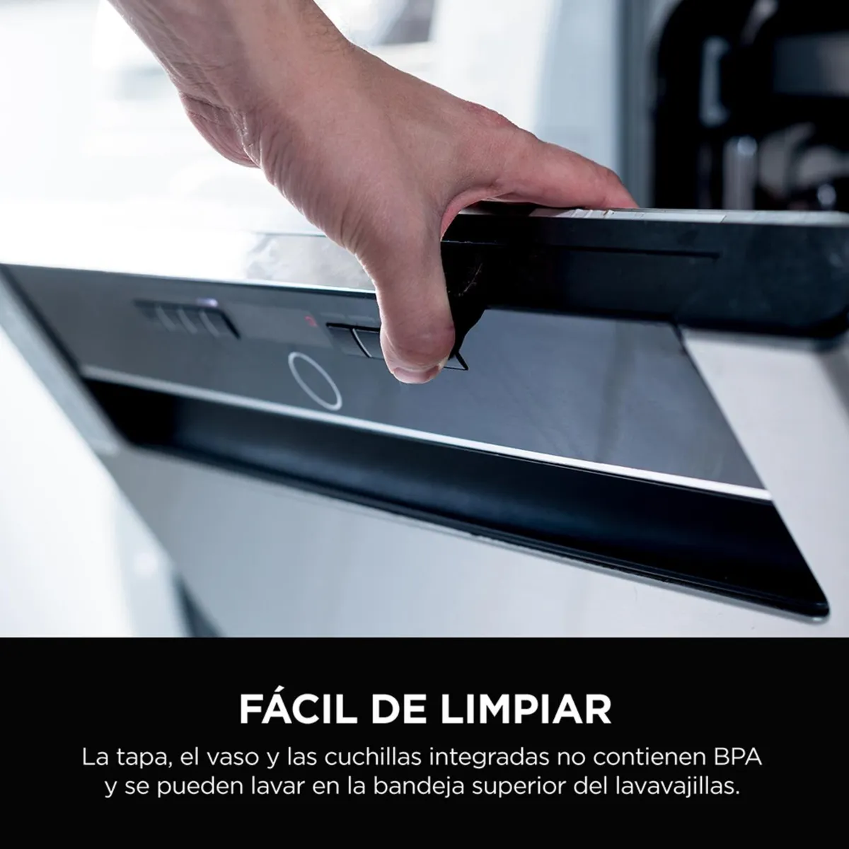 NINJA - Licuadora Individual Blast Max Azul 100 W BC251EUNV Ninja