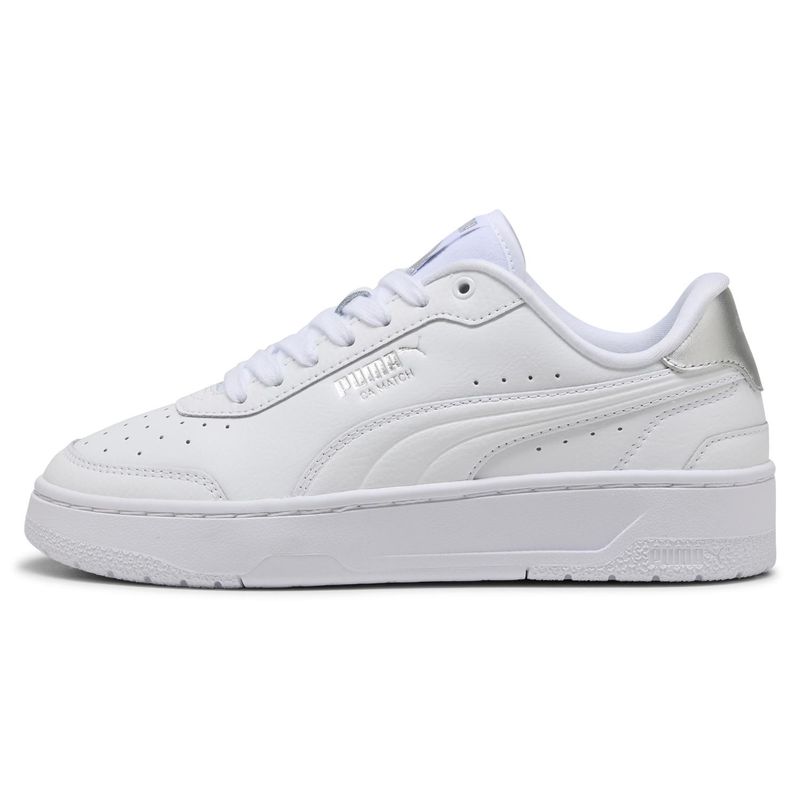 PUMA - Match Metallic Zapatilla Urbana Mujer Blanco Puma