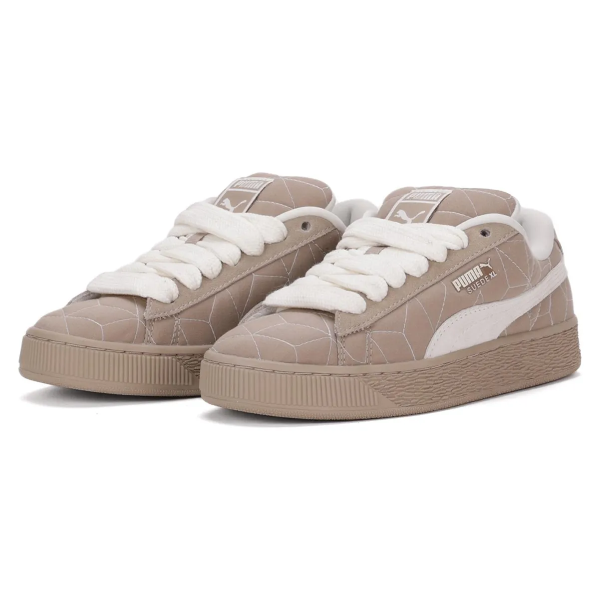 PUMA - Suede XL Zapatilla Urbana Mujer Beige Puma