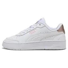 PUMA - Ca Match Metallic Wns Zapatilla Urbana Cuero Blanco Mujer