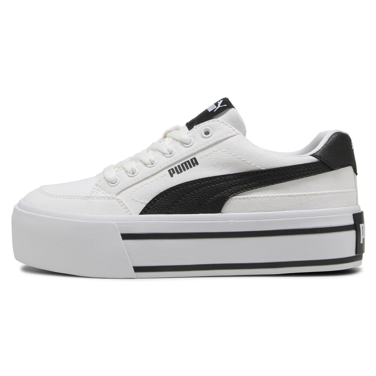 PUMA - Court Classic Vulc Fs Platform Zapatilla Urbana Mujer Blanco Puma