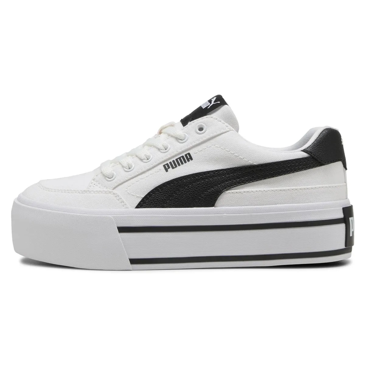 PUMA - Court Classic Vulc Fs Platform Zapatilla Urbana Mujer Blanco Puma