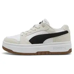 PUMA - Rebound Femme Low Zapatilla Urbana Mujer Beige