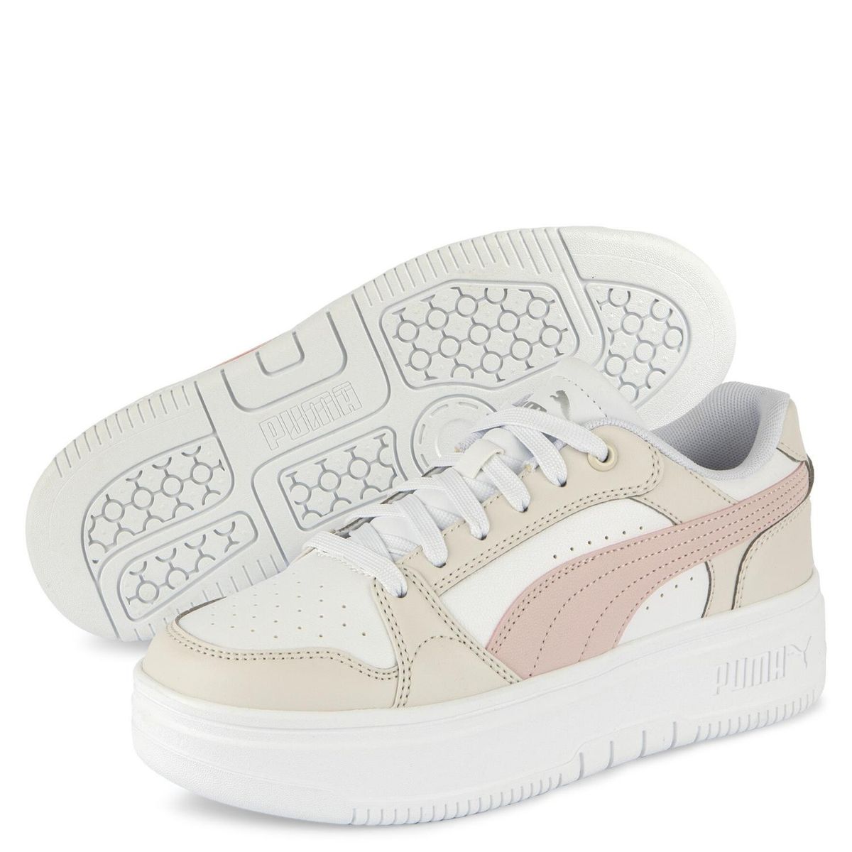 PUMA - Rebound Femme Low Zapatilla Urbana Mujer Blanco Puma