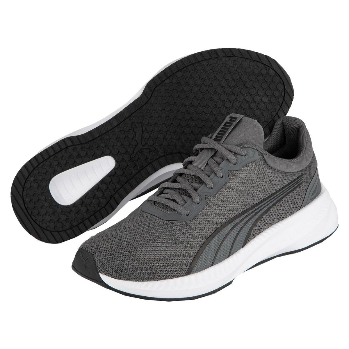 PUMA - Flyer Lite 3 Evo Zapatilla Running Hombre Gris Puma