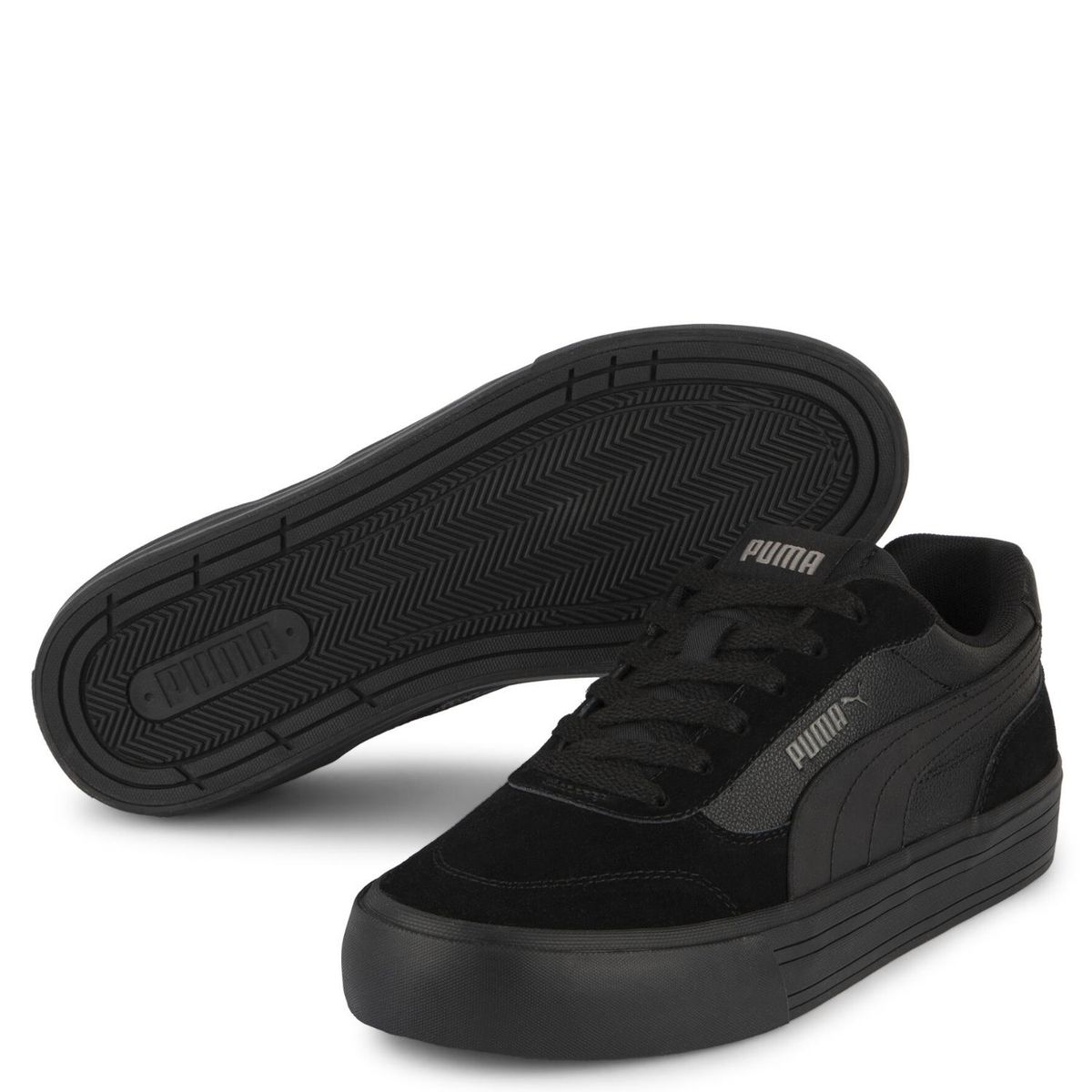PUMA - CC Vulc Zapatilla Urbana Hombre Negro