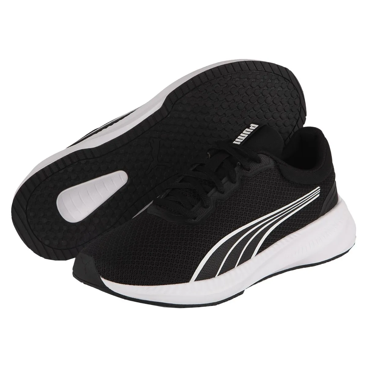PUMA - Flyer Lite 3 Evo Zapatilla Running Hombre Negro Puma
