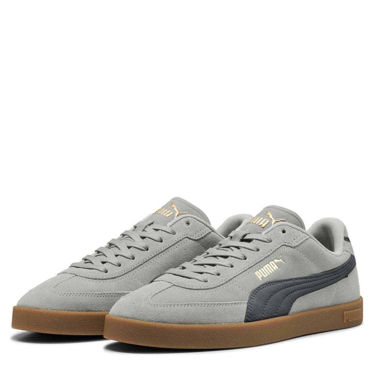 PUMA - Club II Era Suede Zapatilla Urbana Hombre Gris Puma