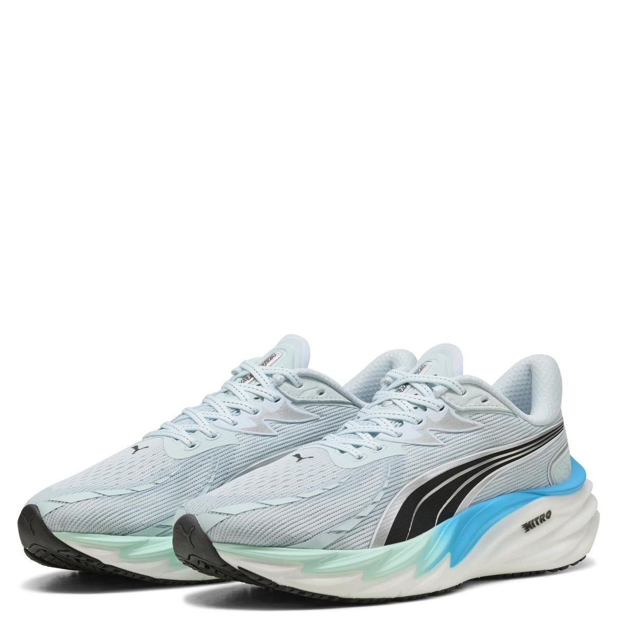 PUMA - Velocity Nitro 4 Zapatilla Running Hombre Celeste Puma