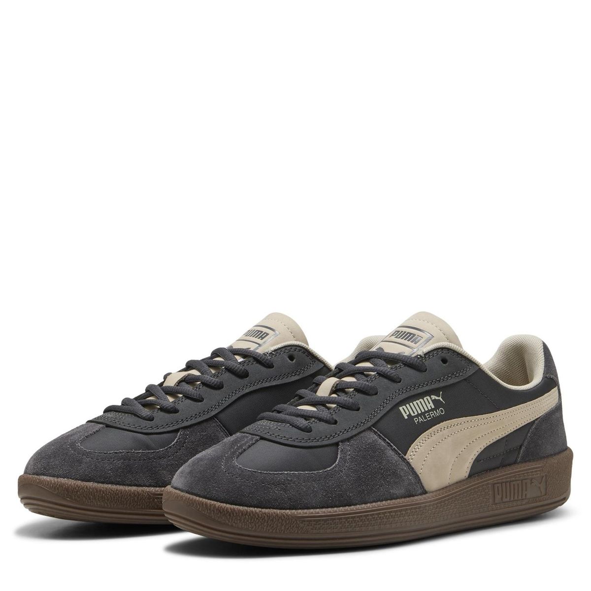 PUMA - Palermo Pop Zapatilla Urbana Hombre Gris Puma