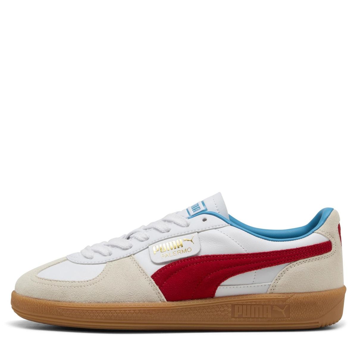 PUMA - Palermo Lth Zapatilla Urbana Hombre Rojo Puma