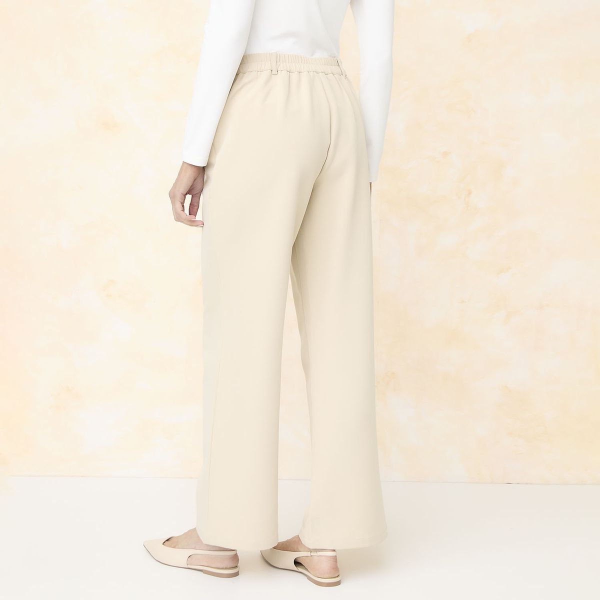 S COCCI - Pantalón Básico Tiro Alto Mujer S Cocci