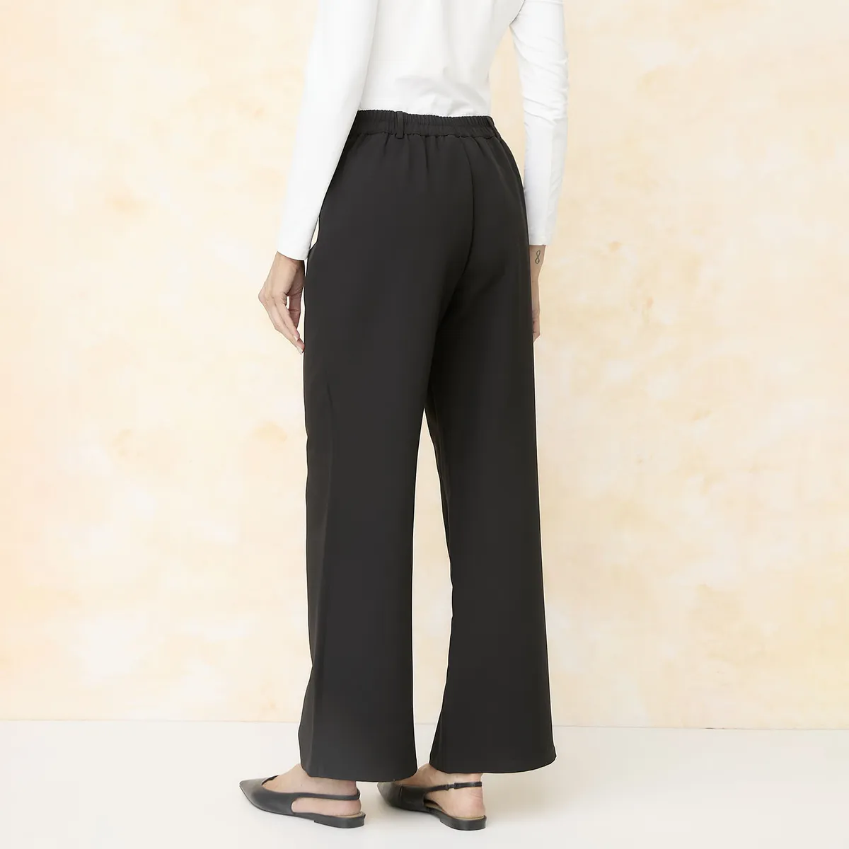 S COCCI - Pantalón Básico Tiro Alto Mujer S Cocci