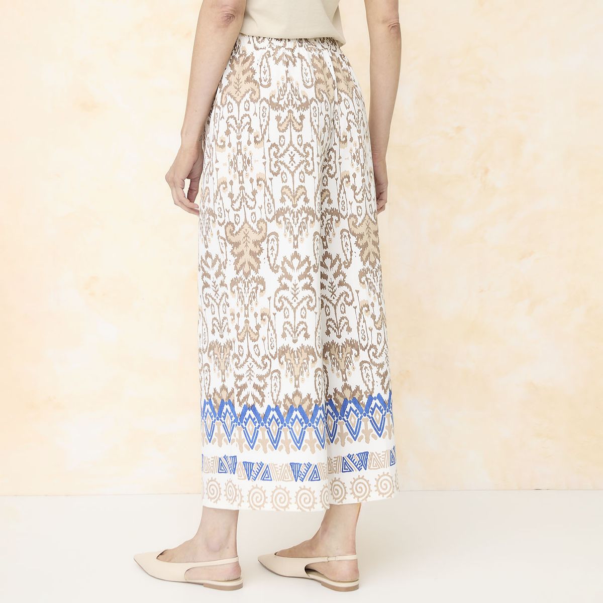 S COCCI - Pantalón Wide Leg Tiro Alto Mujer S Cocci