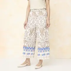 S COCCI - Pantalón Culotte Tiro Alto Mujer