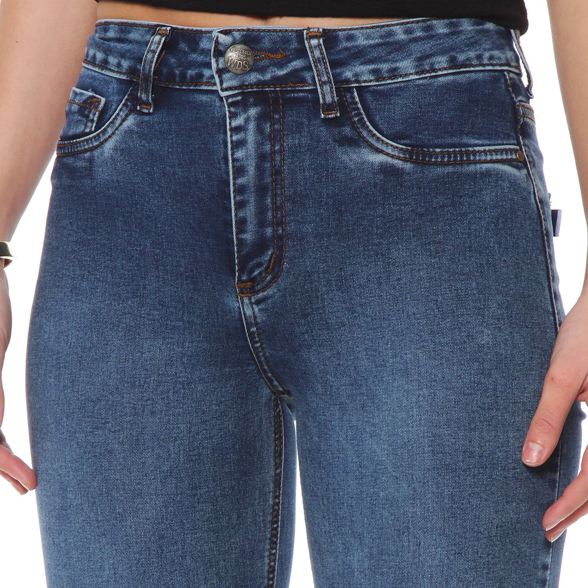 WADOS - Jeans Flare Tiro Medio Mujer Wados