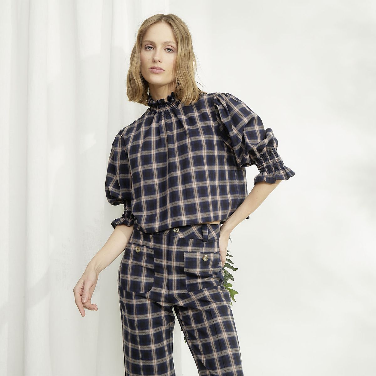 ROSSAMOLA - Blusa Manga Larga Algodón Mujer Rossamola